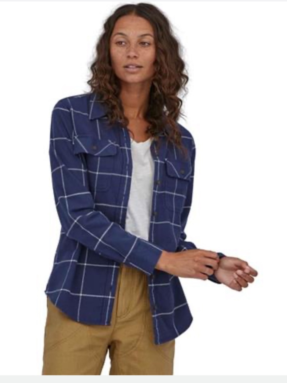 Women’s Patagonia 100% Organic Cotton Flannel Shirt in Medium